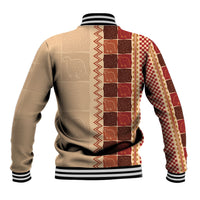 Zimbabwe Heritage Kudhinda Inspired Print Baseball Jacket