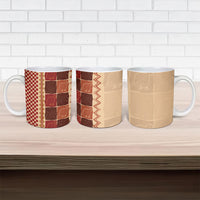 Zimbabwe Heritage Kudhinda Inspired Print Ceramic Mug