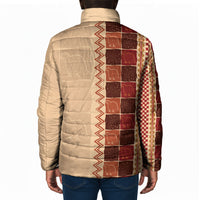 Zimbabwe Heritage Kudhinda Inspired Print Padded Jacket