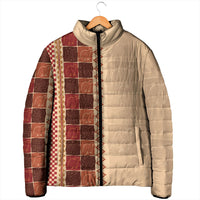 Zimbabwe Heritage Kudhinda Inspired Print Padded Jacket