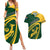 Personalised South Africa Rugby 2023 Couples Matching Summer Maxi Dress and Hawaiian Shirt Bokke Champions Sporty Dynamics LT7 - Wonder Print Shop