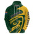 Personalised South Africa Rugby 2023 Hoodie Bokke Champions Sporty Dynamics - Wonder Print Shop