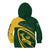 Personalised South Africa Rugby 2023 Kid Hoodie Bokke Champions Sporty Dynamics - Wonder Print Shop