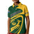 Personalised South Africa Rugby 2023 Kid Polo Shirt Bokke Champions Sporty Dynamics - Wonder Print Shop