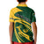 Personalised South Africa Rugby 2023 Kid Polo Shirt Bokke Champions Sporty Dynamics - Wonder Print Shop