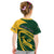 Personalised South Africa Rugby 2023 Kid T Shirt Bokke Champions Sporty Dynamics - Wonder Print Shop