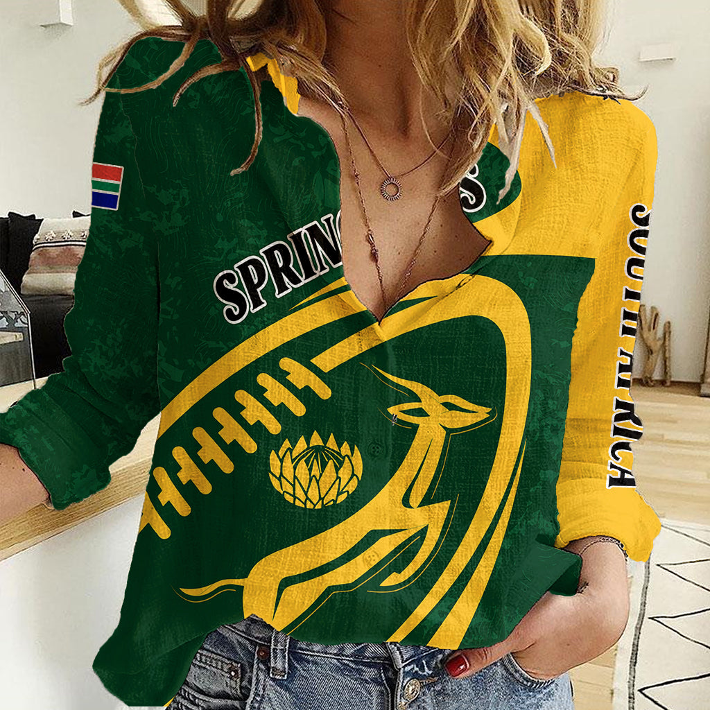 personalised-south-africa-rugby-2023-women-casual-shirt-bokke-champions-sporty-dynamics