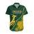 Personalised South Africa Rugby 2023 Hawaiian Shirt Bokke Champions Kente Ethnic - Wonder Print Shop