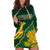 Personalised South Africa Rugby 2023 Hoodie Dress Bokke Champions Kente Ethnic - Wonder Print Shop