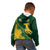 Personalised South Africa Rugby 2023 Kid Hoodie Bokke Champions Kente Ethnic - Wonder Print Shop