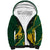 Personalised South Africa Rugby 2023 Sherpa Hoodie Bokke Champions Kente Ethnic - Wonder Print Shop