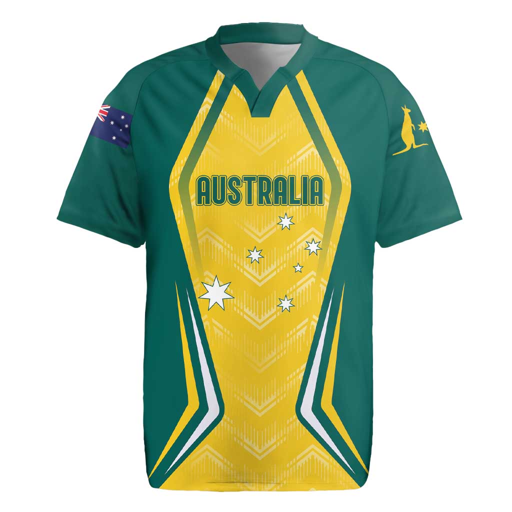 Australia 2024 Olympics Custom Rugby Jersey Rise of the Roos