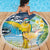 Funny Tropical Christmas Beach Blanket Tis The Season To Get Tipsy LT7 - Wonder Print Shop