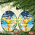 Funny Tropical Christmas Ceramic Ornament Tis The Season To Get Tipsy LT7 - Wonder Print Shop