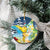 Funny Tropical Christmas Ceramic Ornament Tis The Season To Get Tipsy LT7 - Wonder Print Shop