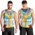 Funny Tropical Christmas Men Tank Top Tis The Season To Get Tipsy - Wonder Print Shop