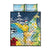 Funny Tropical Christmas Quilt Bed Set Tis The Season To Get Tipsy - Wonder Print Shop