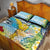 Funny Tropical Christmas Quilt Bed Set Tis The Season To Get Tipsy - Wonder Print Shop