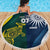 Custom India and Australia Cricket Beach Blanket Special Half-Half Mix LT7 - Wonder Print Shop