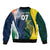 Custom India and Australia Cricket Bomber Jacket Special Half-Half Mix LT7 - Wonder Print Shop