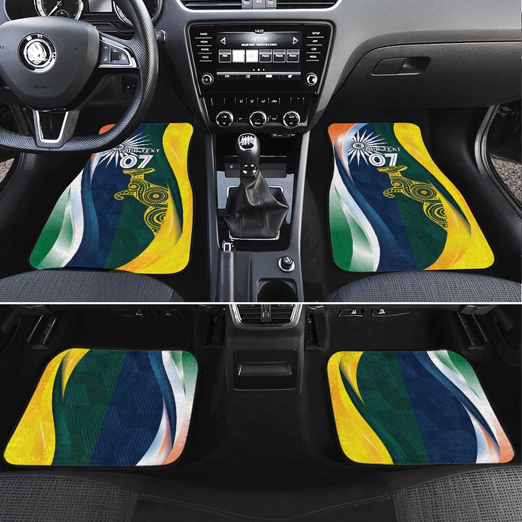 Custom India and Australia Cricket Car Mats Special Half-Half Mix LT7 - Wonder Print Shop