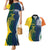 Custom India and Australia Cricket Couples Matching Mermaid Dress and Hawaiian Shirt Special Half-Half Mix LT7 - Wonder Print Shop