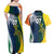 Custom India and Australia Cricket Couples Matching Off Shoulder Maxi Dress and Hawaiian Shirt Special Half-Half Mix LT7 - Wonder Print Shop