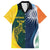 Custom India and Australia Cricket Family Matching Long Sleeve Bodycon Dress and Hawaiian Shirt Special Half-Half Mix LT7 - Wonder Print Shop