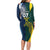 Custom India and Australia Cricket Family Matching Long Sleeve Bodycon Dress and Hawaiian Shirt Special Half-Half Mix LT7 - Wonder Print Shop