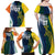 Custom India and Australia Cricket Family Matching Off Shoulder Maxi Dress and Hawaiian Shirt Special Half-Half Mix LT7 - Wonder Print Shop