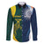 Custom India and Australia Cricket Family Matching Puletasi and Hawaiian Shirt Special Half-Half Mix - Wonder Print Shop