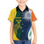 Custom India and Australia Cricket Hawaiian Shirt Special Half-Half Mix - Wonder Print Shop