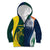 Custom India and Australia Cricket Kid Hoodie Special Half-Half Mix - Wonder Print Shop