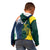 Custom India and Australia Cricket Kid Hoodie Special Half-Half Mix - Wonder Print Shop