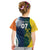 Custom India and Australia Cricket Kid T Shirt Special Half-Half Mix - Wonder Print Shop