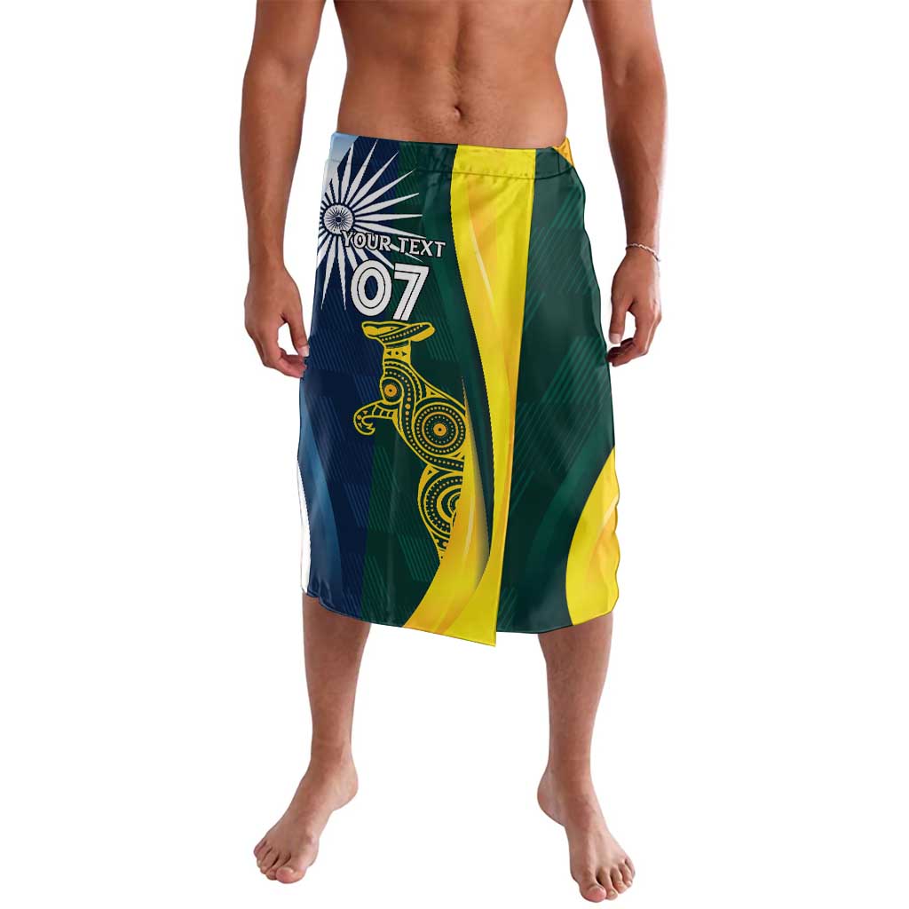 Custom India and Australia Cricket Lavalava Special Half-Half Mix - Wonder Print Shop