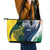 Custom India and Australia Cricket Leather Tote Bag Special Half-Half Mix - Wonder Print Shop