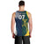 Custom India and Australia Cricket Men Tank Top Special Half-Half Mix - Wonder Print Shop