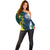 Custom India and Australia Cricket Off Shoulder Sweater Special Half-Half Mix - Wonder Print Shop