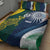 Custom India and Australia Cricket Quilt Bed Set Special Half-Half Mix - Wonder Print Shop