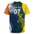 Custom India and Australia Cricket Rugby Jersey Special Half-Half Mix