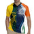 Custom India and Australia Cricket Rugby Jersey Special Half-Half Mix