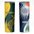 Custom India and Australia Cricket Skinny Tumbler Special Half-Half Mix