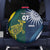 Custom India and Australia Cricket Spare Tire Cover Special Half-Half Mix