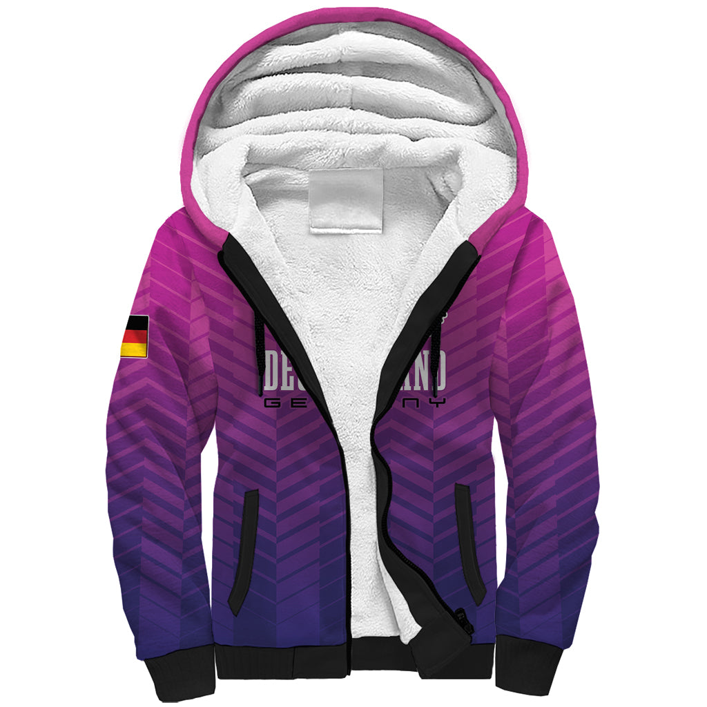 Germany Football Sherpa Hoodie Nationalelf Pink Revolution