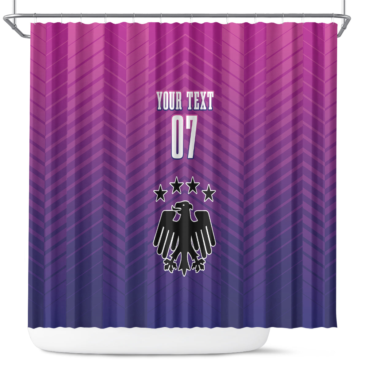 Germany Football Shower Curtain Nationalelf Pink Revolution