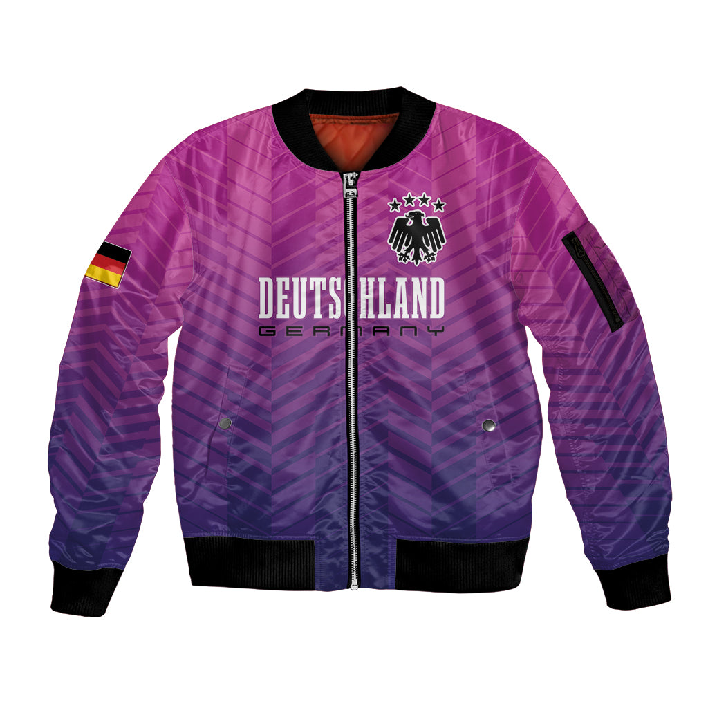 Germany Football Sleeve Zip Bomber Jacket Nationalelf Pink Revolution