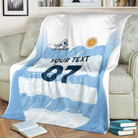 Argentina Rugby Los Pumas Custom Blanket Traditional Colors - Wonder Print Shop