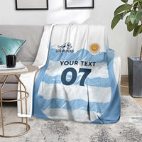 Argentina Rugby Los Pumas Custom Blanket Traditional Colors - Wonder Print Shop