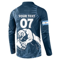 Argentina Rugby Los Pumas Custom Button Sweatshirt Laurel Wreath Inspired - Wonder Print Shop
